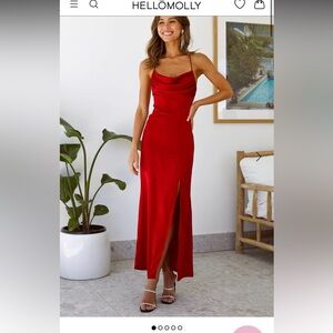 Hello Molly - Golden Thoughts Maxi Dress Wine BRAND NEW TAGS ON NEVER WORE.